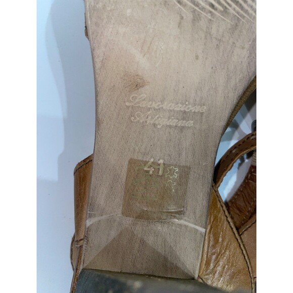 Miz Mooz Women’s Verona Collection Leather Heeled Sandals size 41/10 - Picture 7 of 7